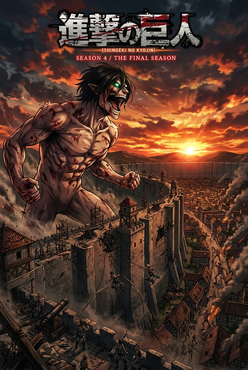 Attack on Titan (Shingeki no Kyojin) Hindi Dubbed